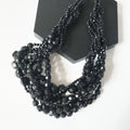 Acrylic Beaded Choker Necklace | Colorful Statement Braided Necklace