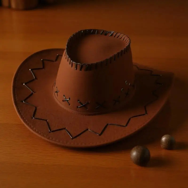 Western Suede Cowgirl Hat