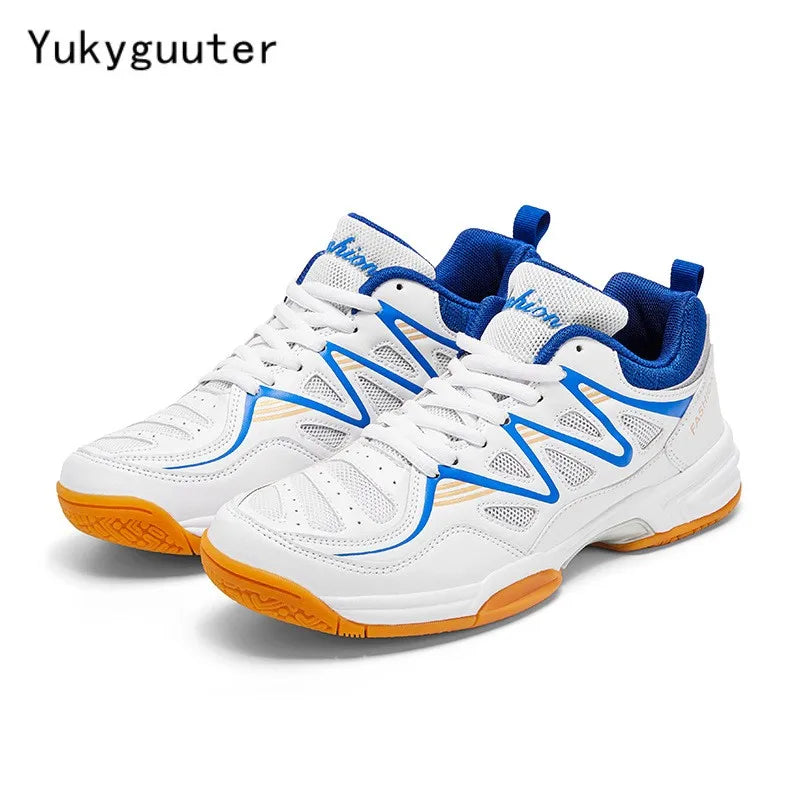 Unisex Pro Court Sneakers | Breathable Tennis & Badminton Shoes