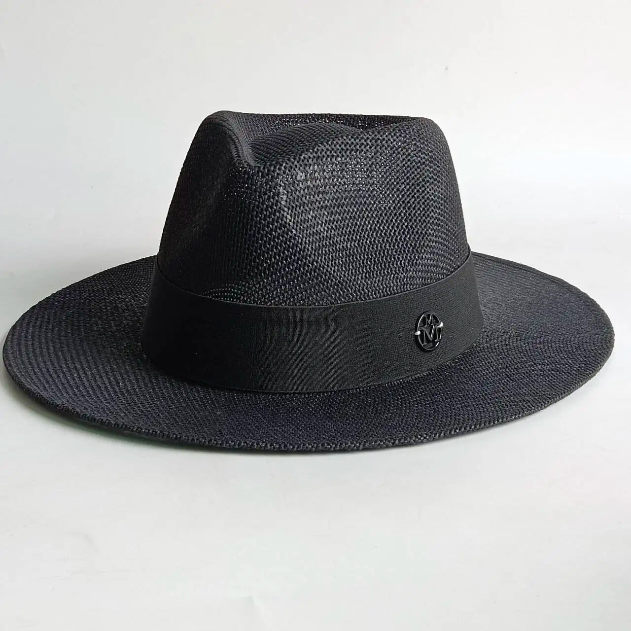 Flat Top French Straw Sun Hat
