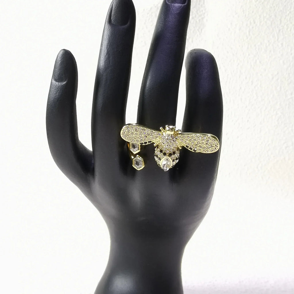 Insect Series Jewelry Set | Necklace, Earrings, Bracelet & Ring for Women
