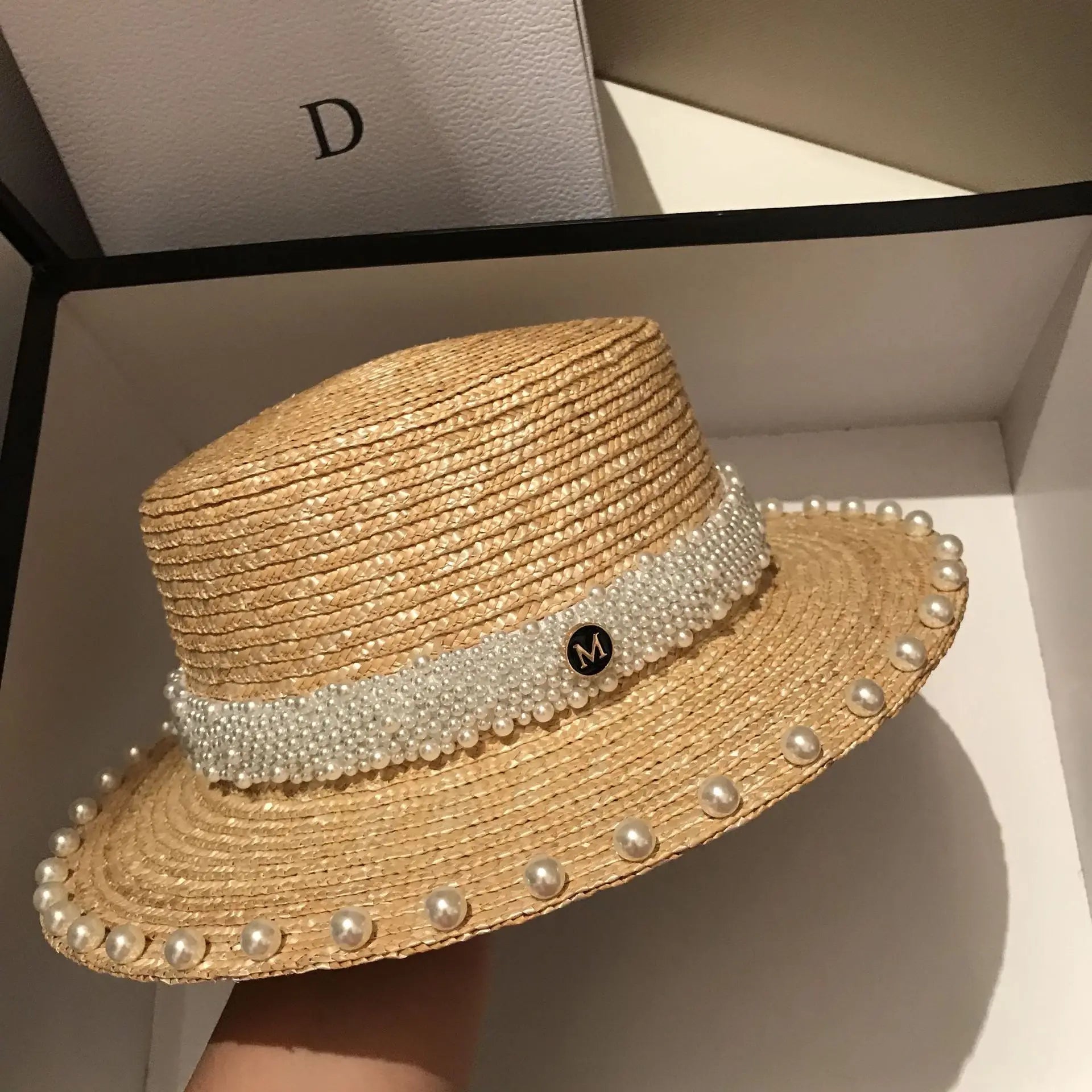 Bow Ribbon Big Brim Straw Sun Hat