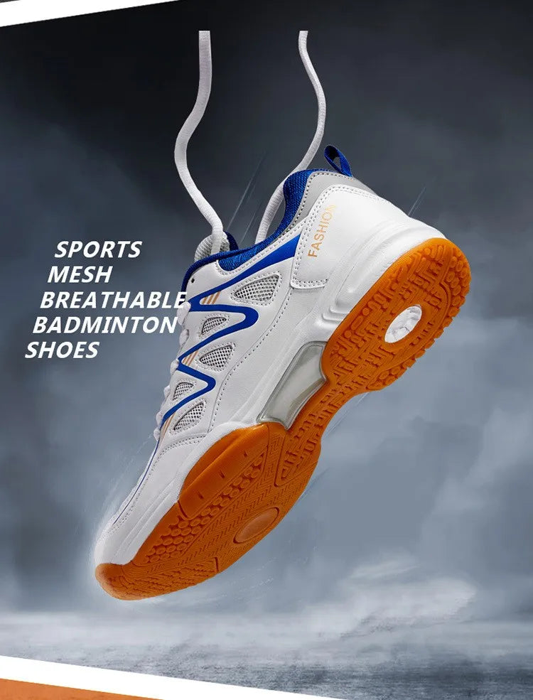 Unisex Pro Court Sneakers | Breathable Tennis & Badminton Shoes