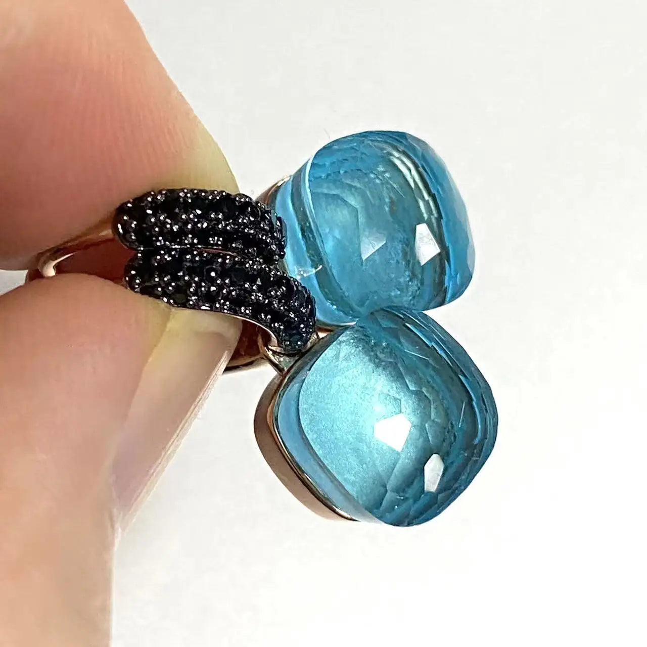 10.6mm Crystal Drop Earrings | Candy Square Stone Jewelry Gift for Women