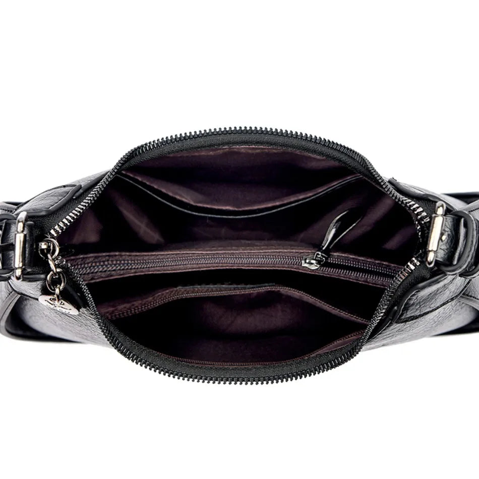 Soft PU Leather Flap Shoulder Tote | Luxury Commuter Bag for Women