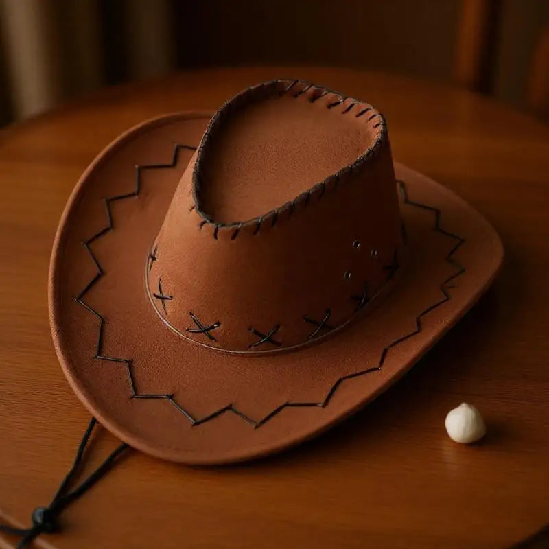 Western Suede Cowgirl Hat
