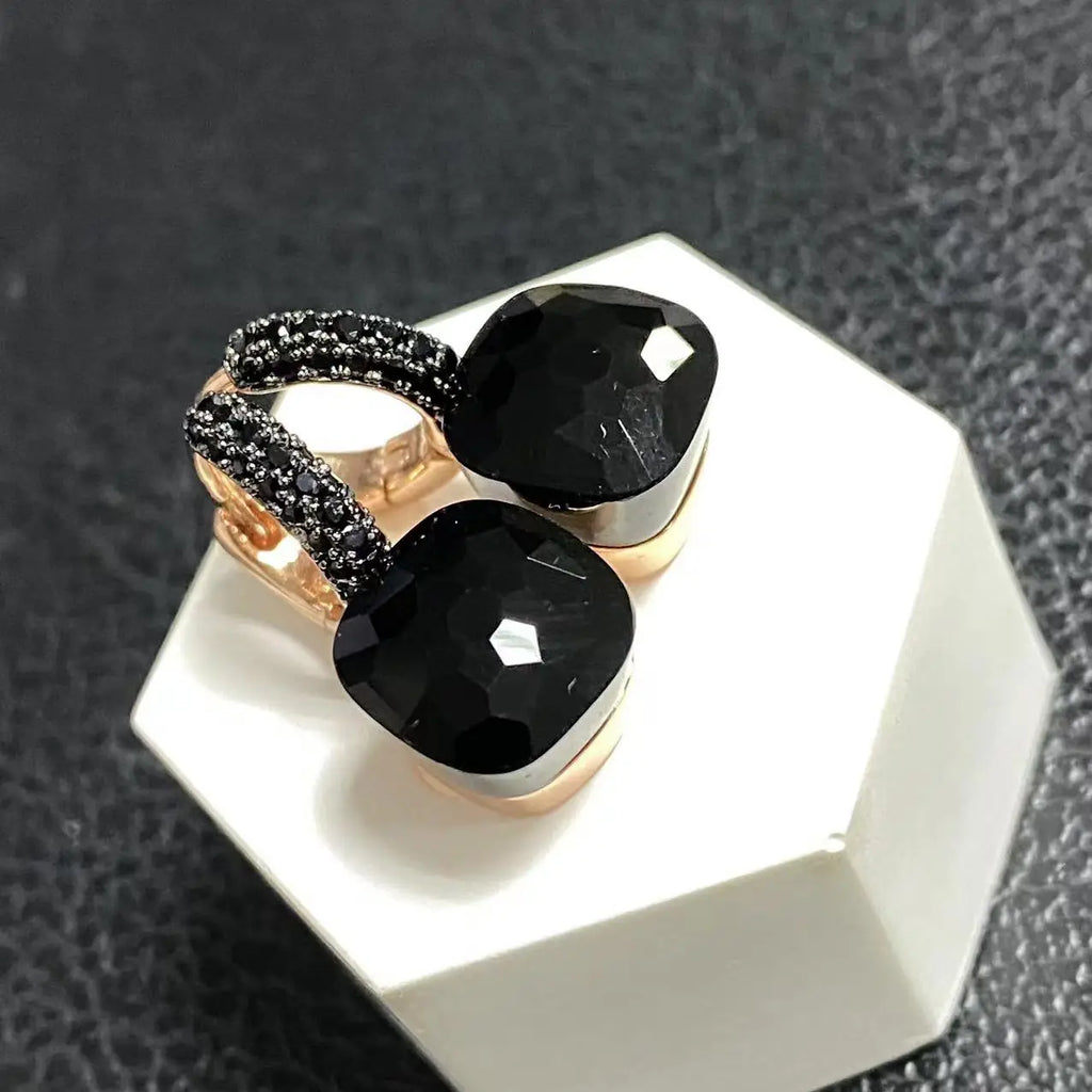 10.6mm Crystal Drop Earrings | Candy Square Stone Jewelry Gift for Women