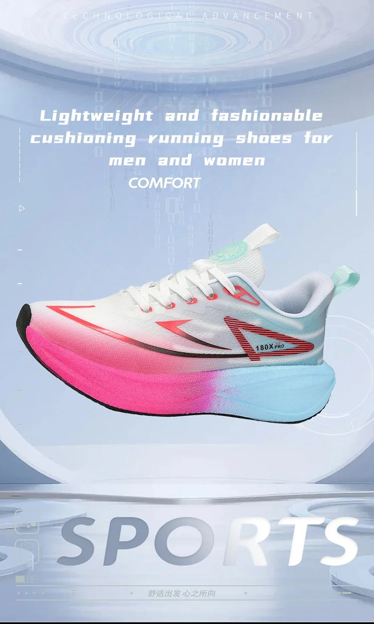 Unisex Breathable Running Sneakers | Non-Slip Cushioned Sports Shoes