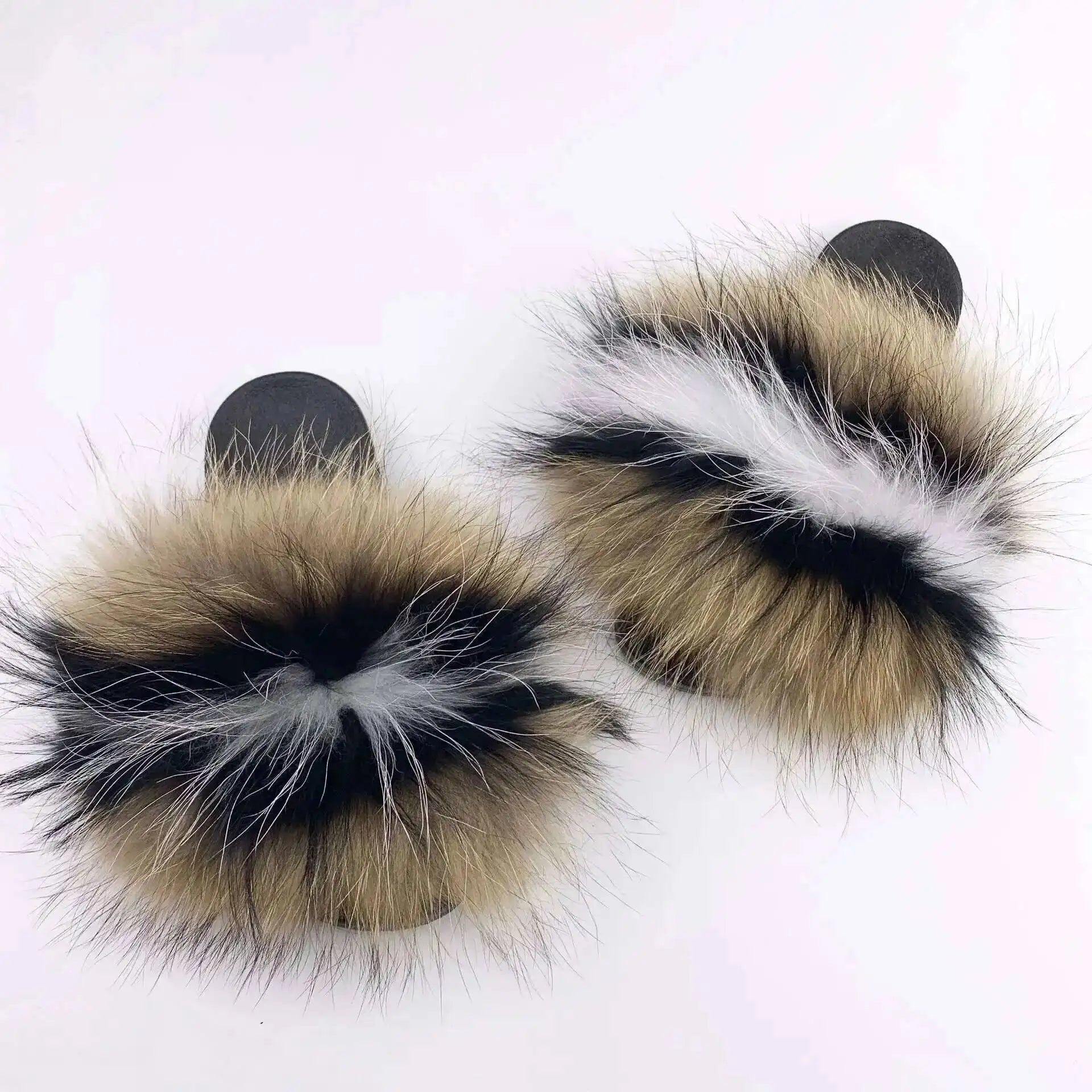 Fluffy Fur Slide Slippers