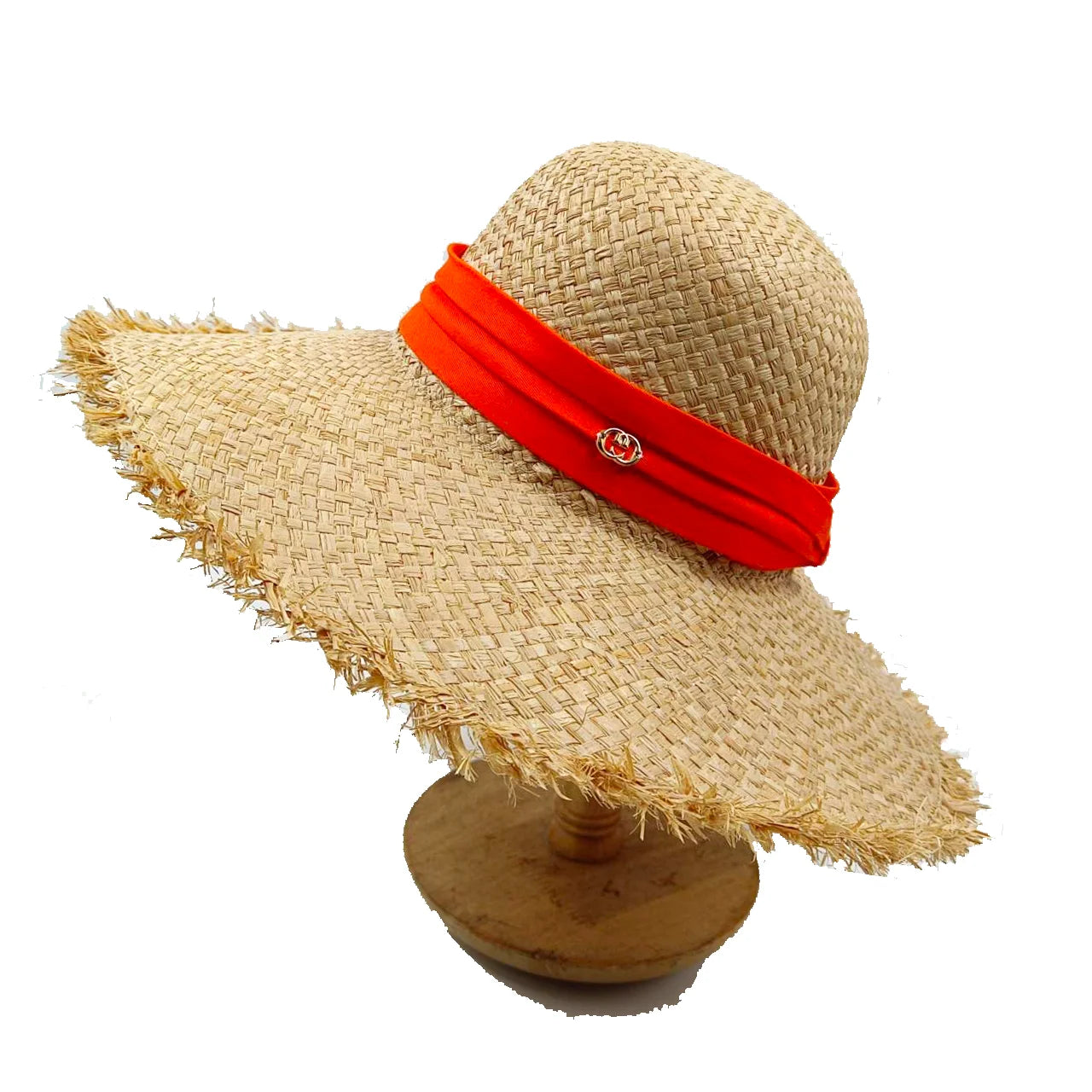 Bow Ribbon Big Brim Straw Sun Hat