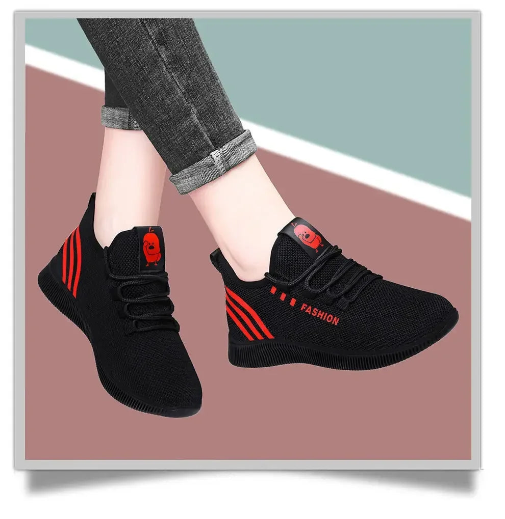 Women's Daisy Slip-On Sneakers | Breathable Casual Walking Shoes