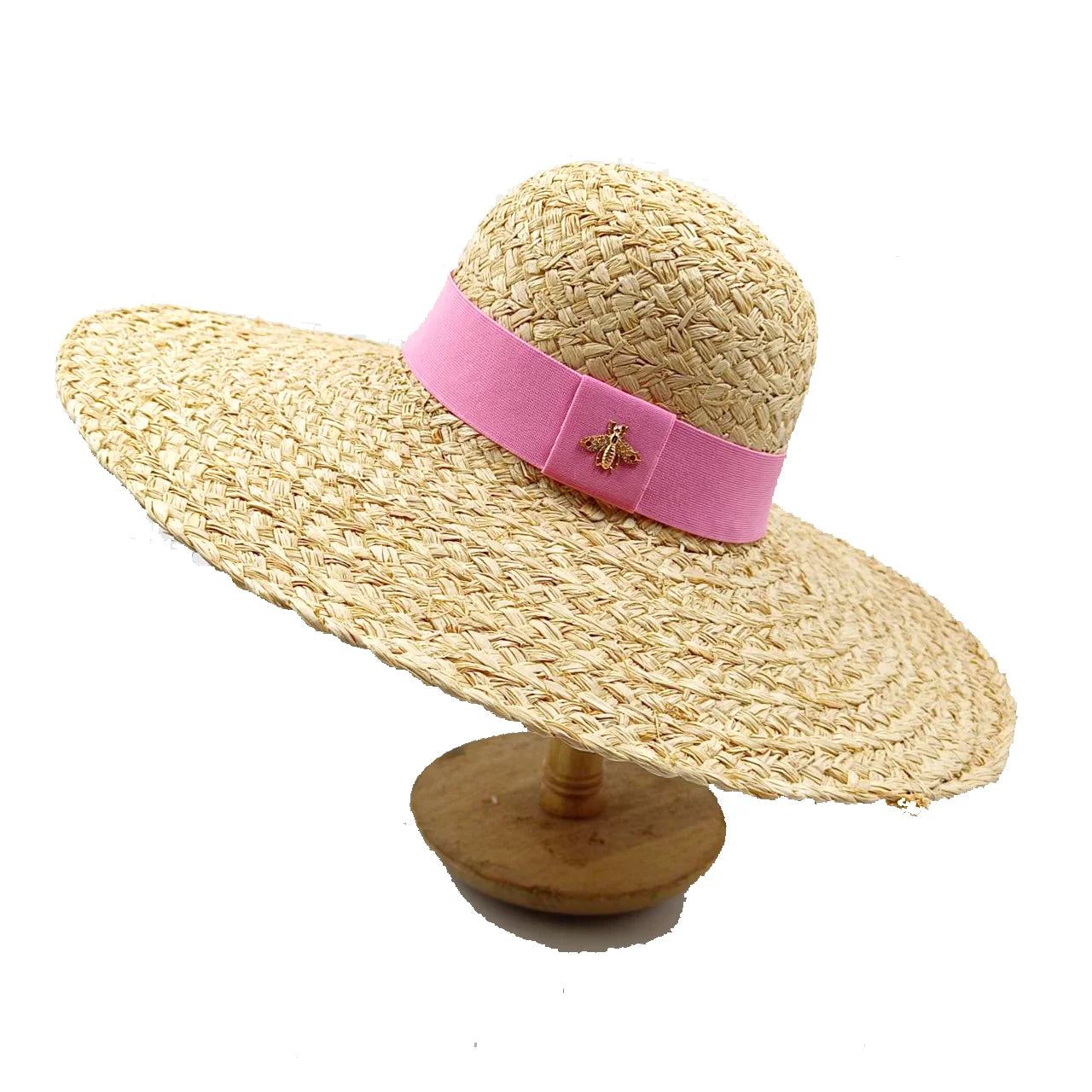 Flat Top French Straw Sun Hat