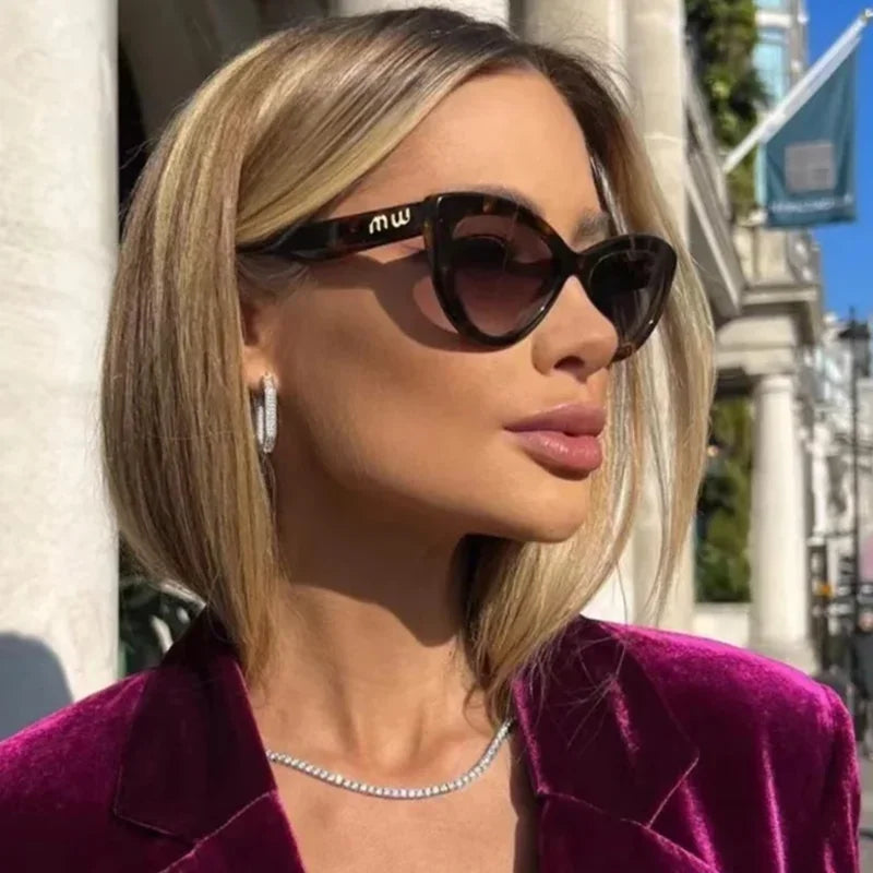 Luxury Cat Eye Sunglasses | UV400 Anti-Reflective Gradient Shades for Women