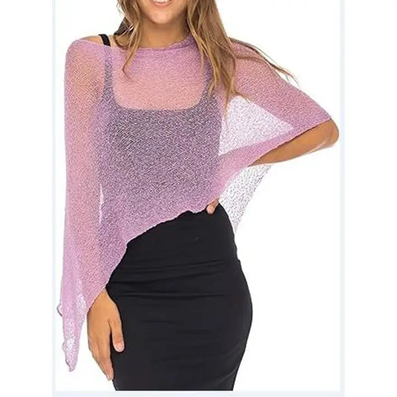 Knit Bikini Cover-Up | See-Through Beach Top for Women