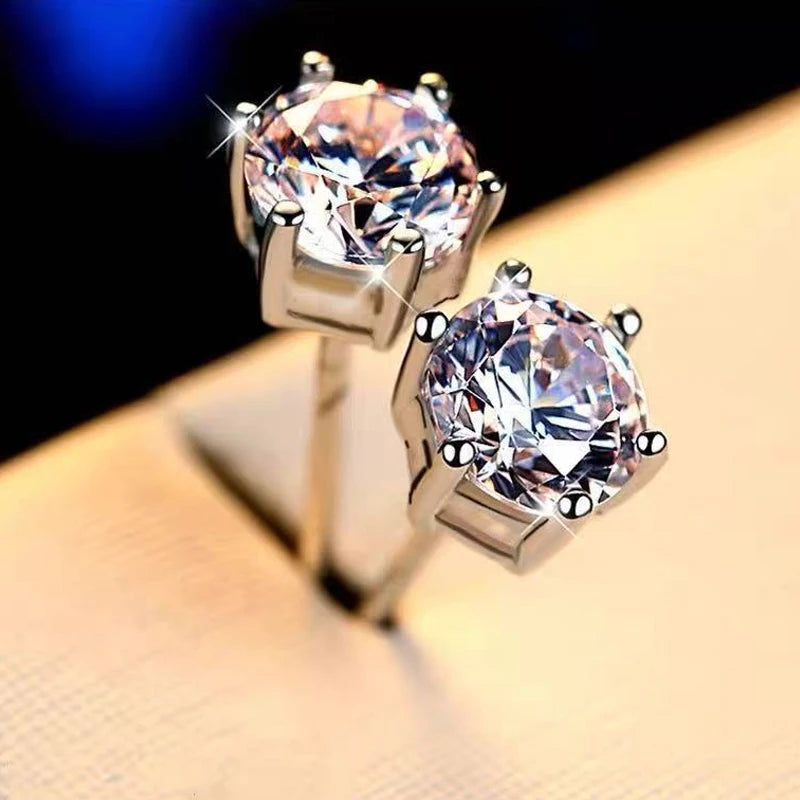 Hexagon Cut Moissanite Drop Earrings | Luxury Dangle Jewelry for Women