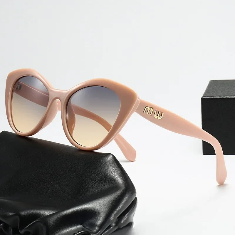 Luxury Cat Eye Sunglasses | UV400 Anti-Reflective Gradient Shades for Women
