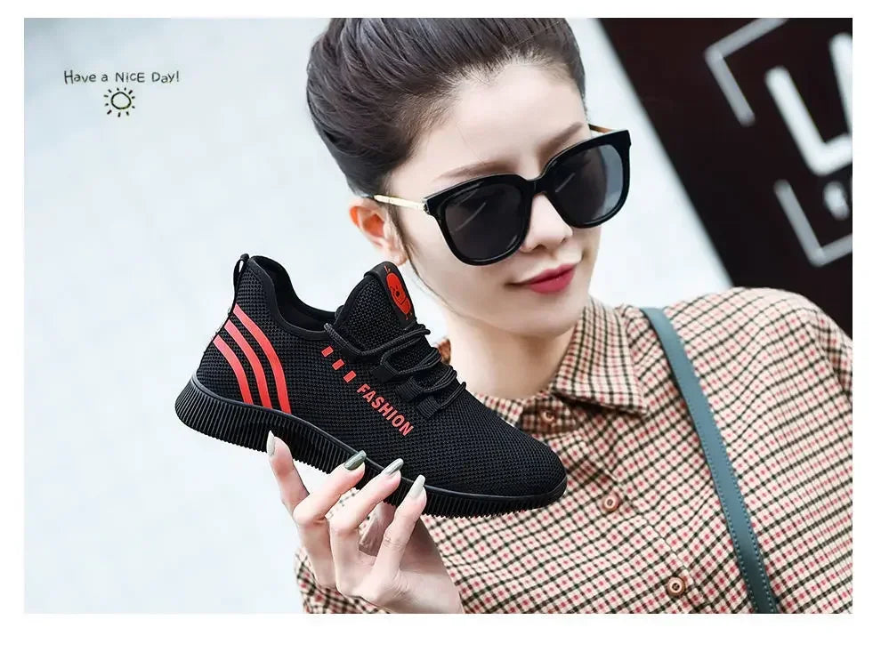 Women's Daisy Slip-On Sneakers | Breathable Casual Walking Shoes