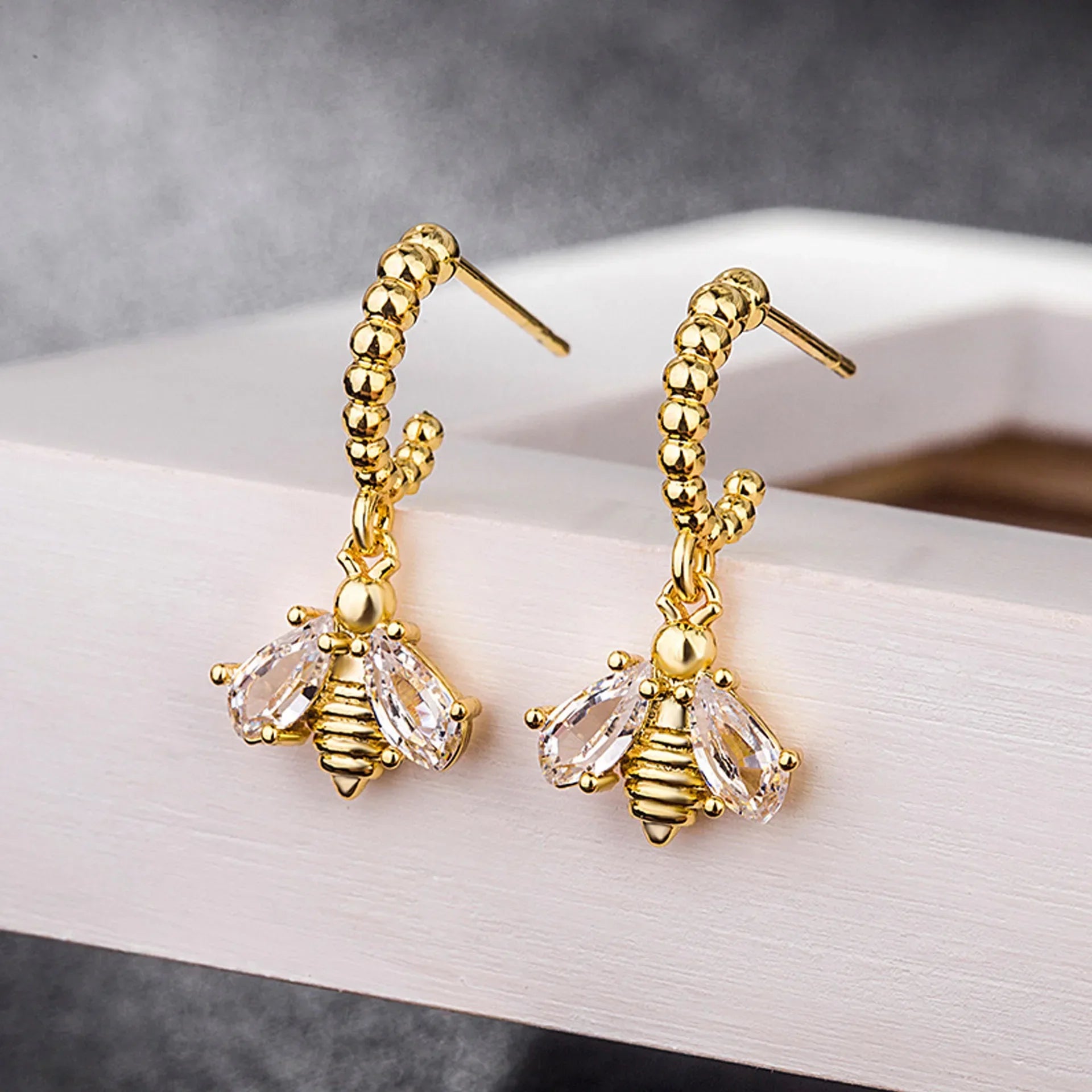 Insect Series Jewelry Set | Necklace, Earrings, Bracelet & Ring for Women