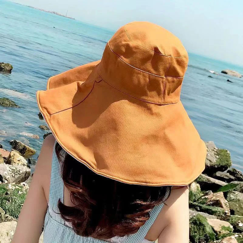 Wide Brim Anti-UV Foldable Fisherman Hat
