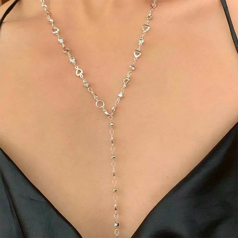 Colorful Long Tassel Rhinestone Choker Necklace | Boho Crystal Zircon Statement Necklace for Women