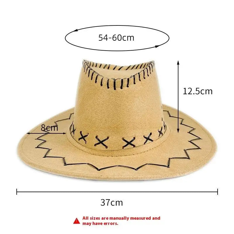 Western Suede Cowgirl Hat