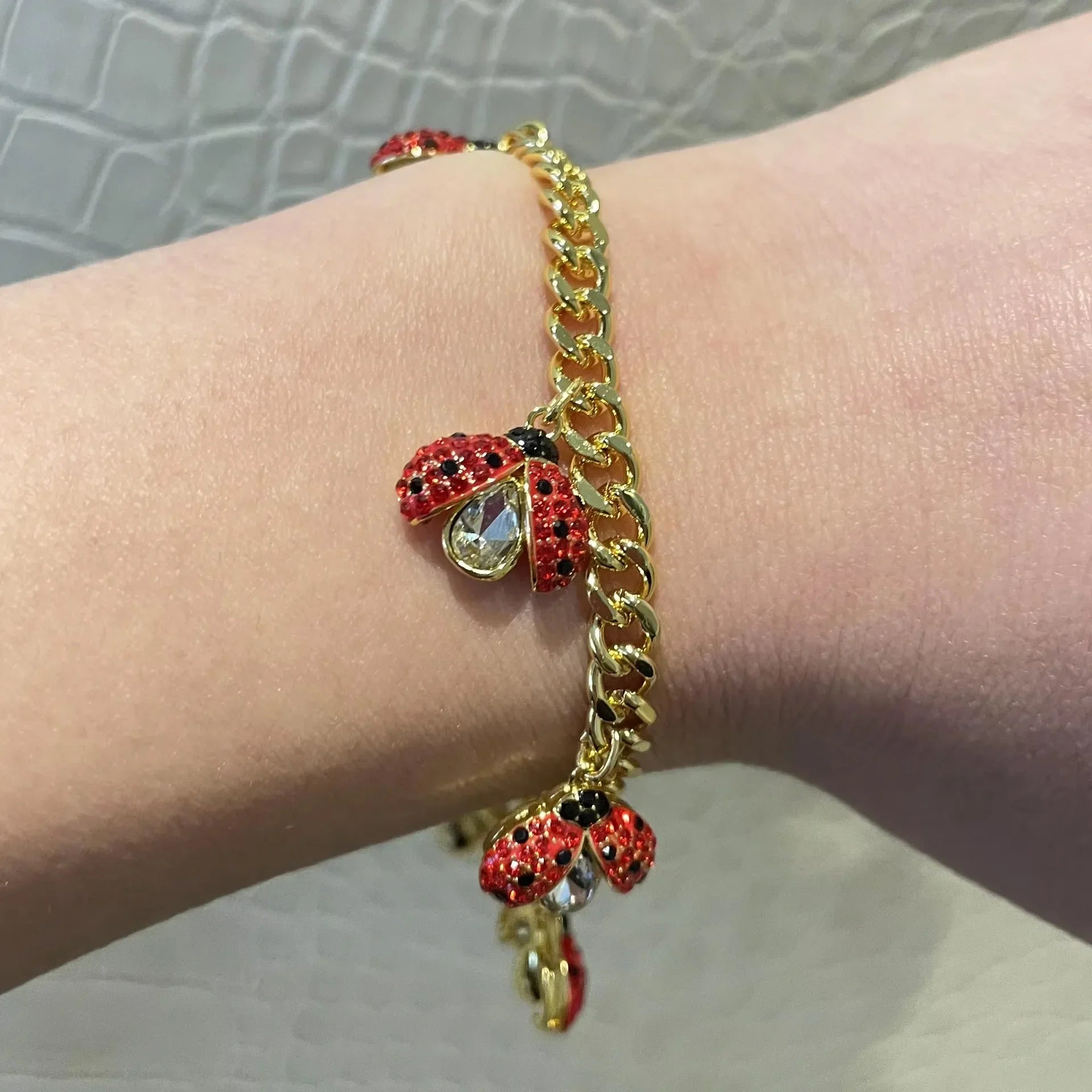 Insect Series Jewelry Set | Necklace, Earrings, Bracelet & Ring for Women