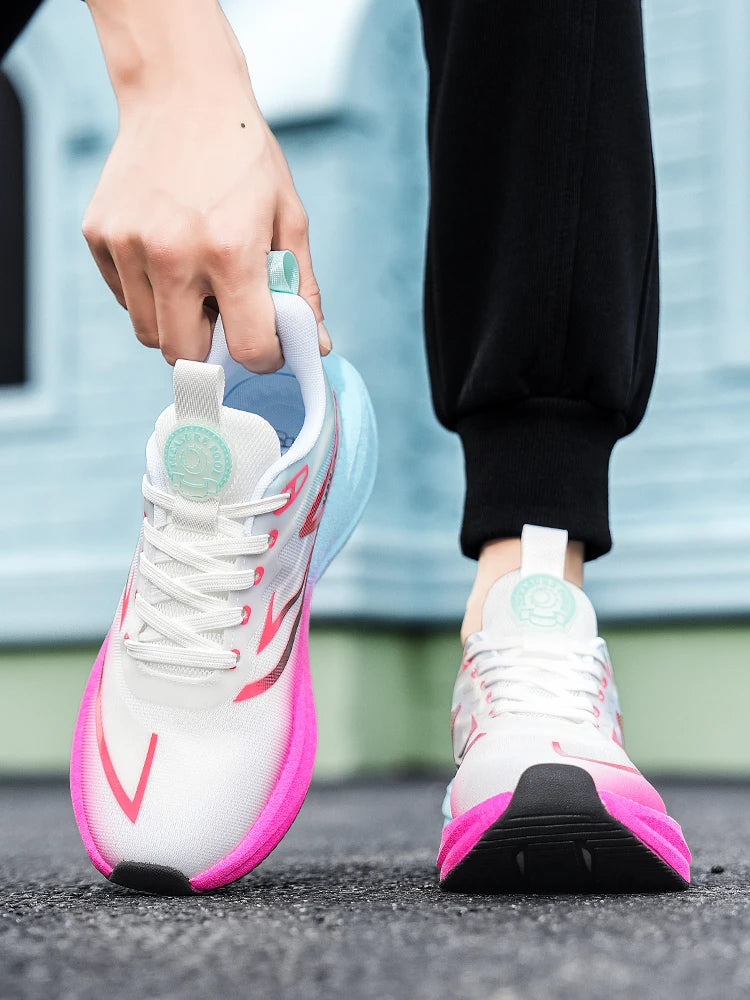 Unisex Breathable Running Sneakers | Non-Slip Cushioned Sports Shoes