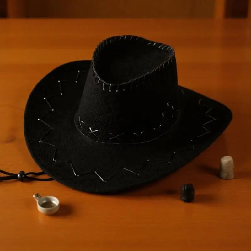 Western Suede Cowgirl Hat