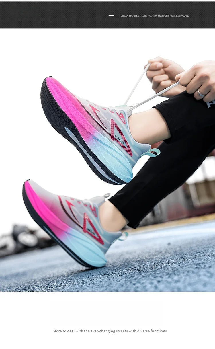 Unisex Breathable Running Sneakers | Non-Slip Cushioned Sports Shoes