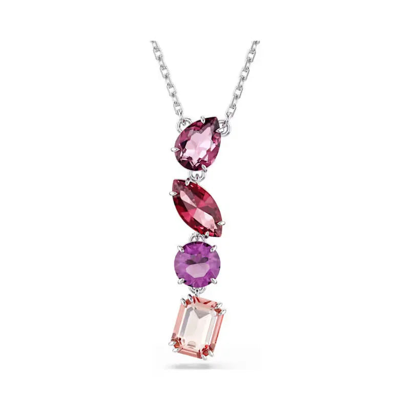 Water Drop Candy Jewelry Set | Luxury Pink Necklace, Earrings & Bracelet for Women