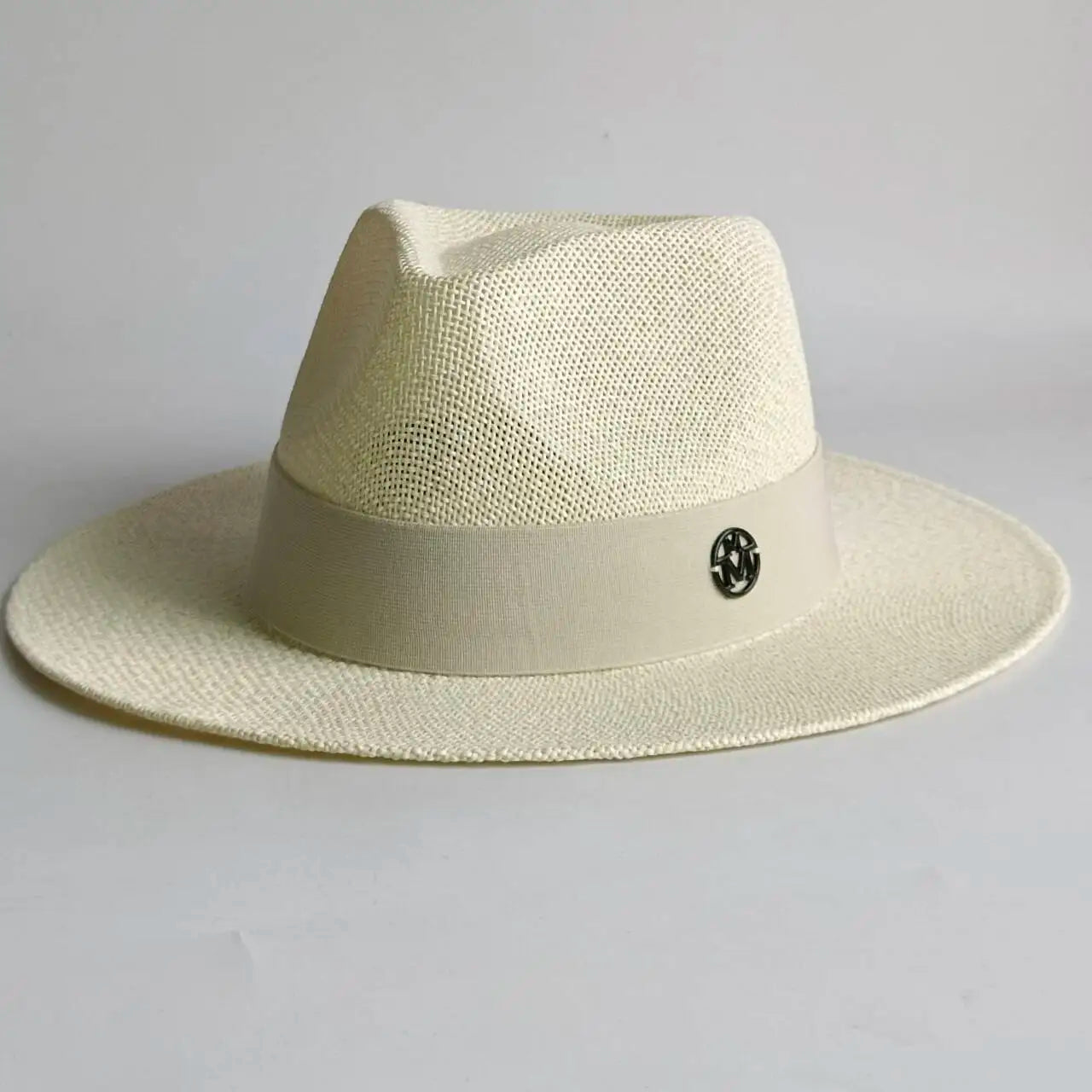 Flat Top French Straw Sun Hat