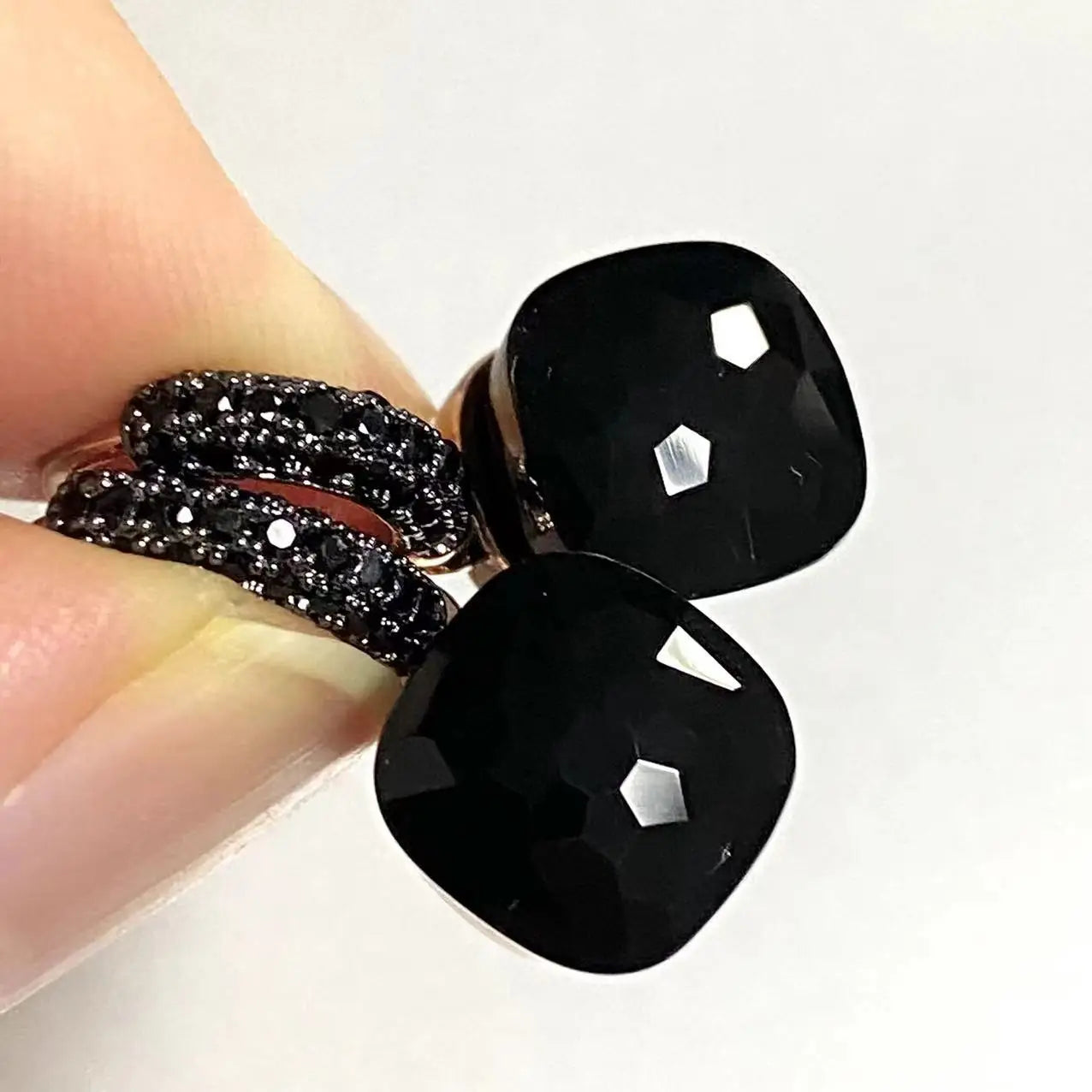 10.6mm Crystal Drop Earrings | Candy Square Stone Jewelry Gift for Women