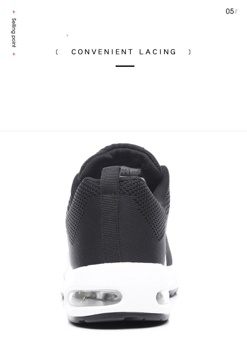 Women's Lightweight Knit Sneakers | Non-Slip Casual Lace-Up Shoes