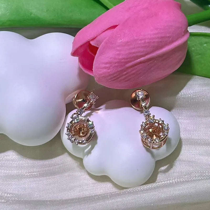 Crystal Water Drop Jewelry Set | Earrings, Rings, Necklace & Bracelet for Women