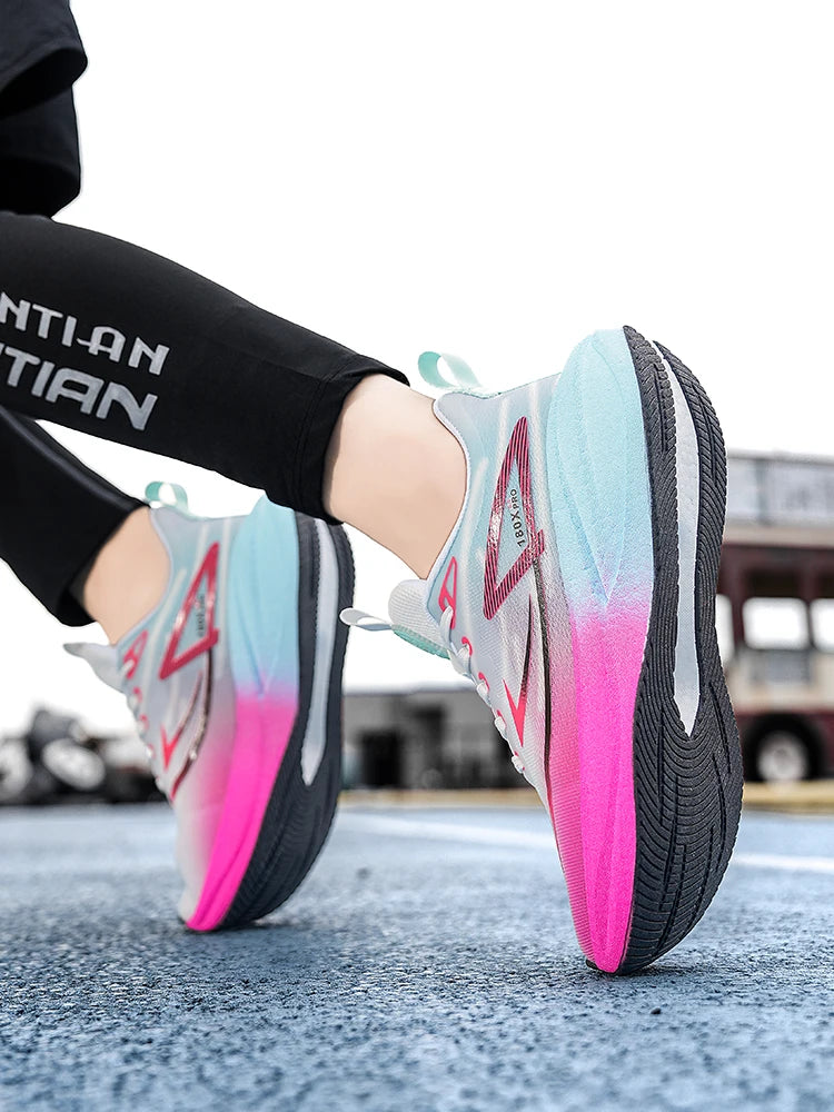 Unisex Breathable Running Sneakers | Non-Slip Cushioned Sports Shoes