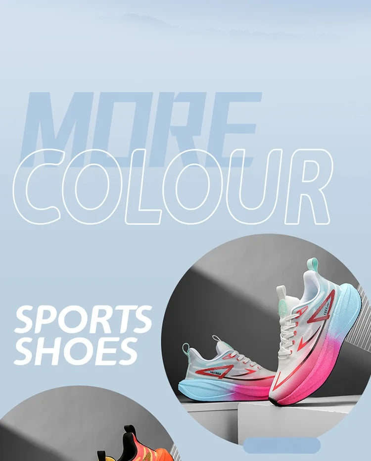 Unisex Breathable Running Sneakers | Non-Slip Cushioned Sports Shoes