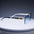 Rimless Square Sunglasses | UV400 Frameless Shades for Women & Men
