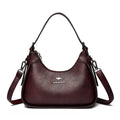 Soft PU Leather Flap Shoulder Tote | Luxury Commuter Bag for Women