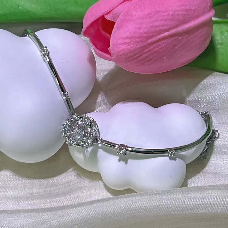 Crystal Water Drop Jewelry Set | Earrings, Rings, Necklace & Bracelet for Women