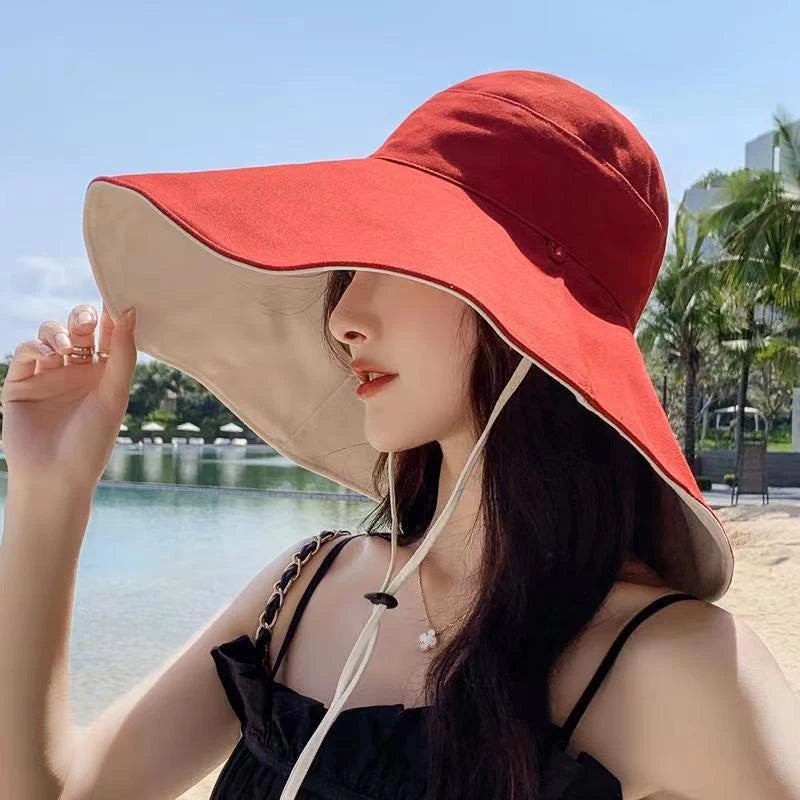 Wide Brim Anti-UV Foldable Fisherman Hat