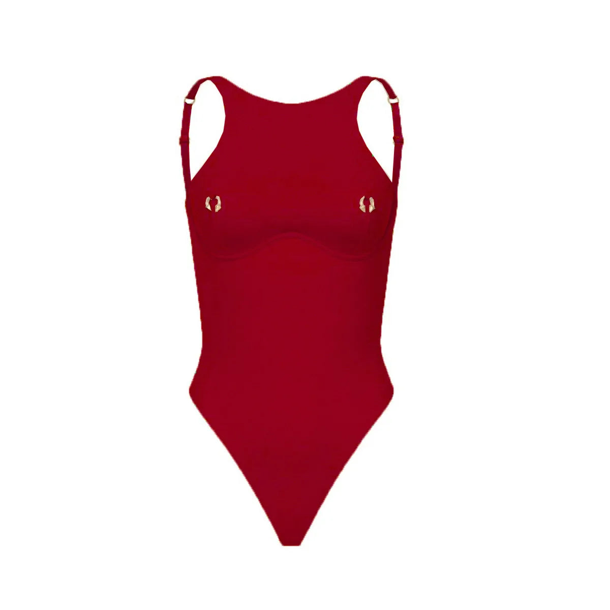 Vest One-Piece Swimsuit | Push-Up Slimming Bodysuit for Women