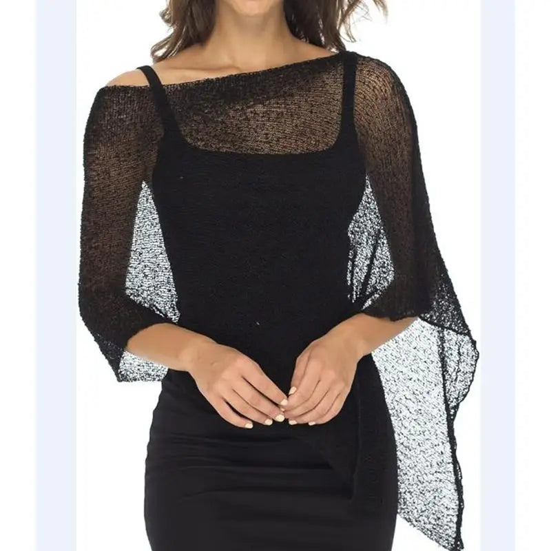 Knit Bikini Cover-Up | See-Through Beach Top for Women