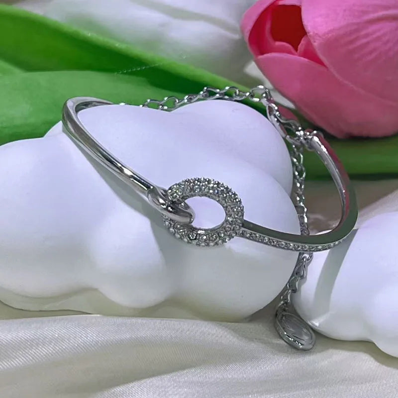 Crystal Water Drop Jewelry Set | Earrings, Rings, Necklace & Bracelet for Women