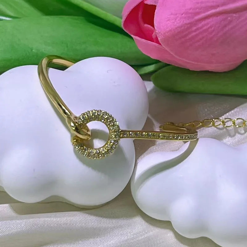 Crystal Water Drop Jewelry Set | Earrings, Rings, Necklace & Bracelet for Women
