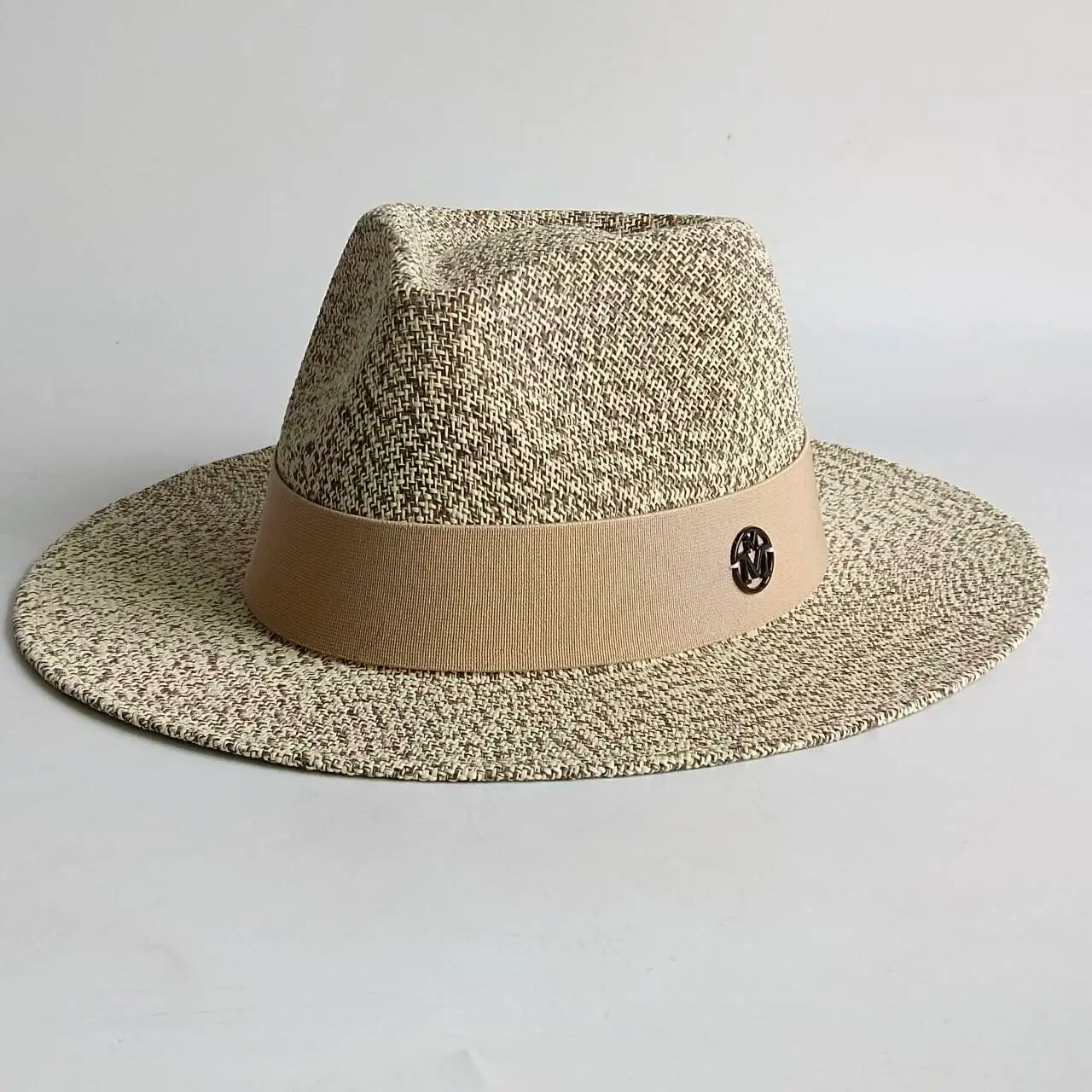 Flat Top French Straw Sun Hat