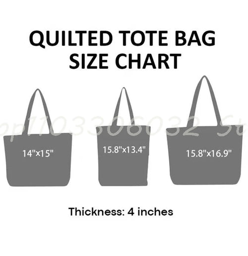 African American Floral Print Quilted Tote | Outdoor Weekender Travel Bag