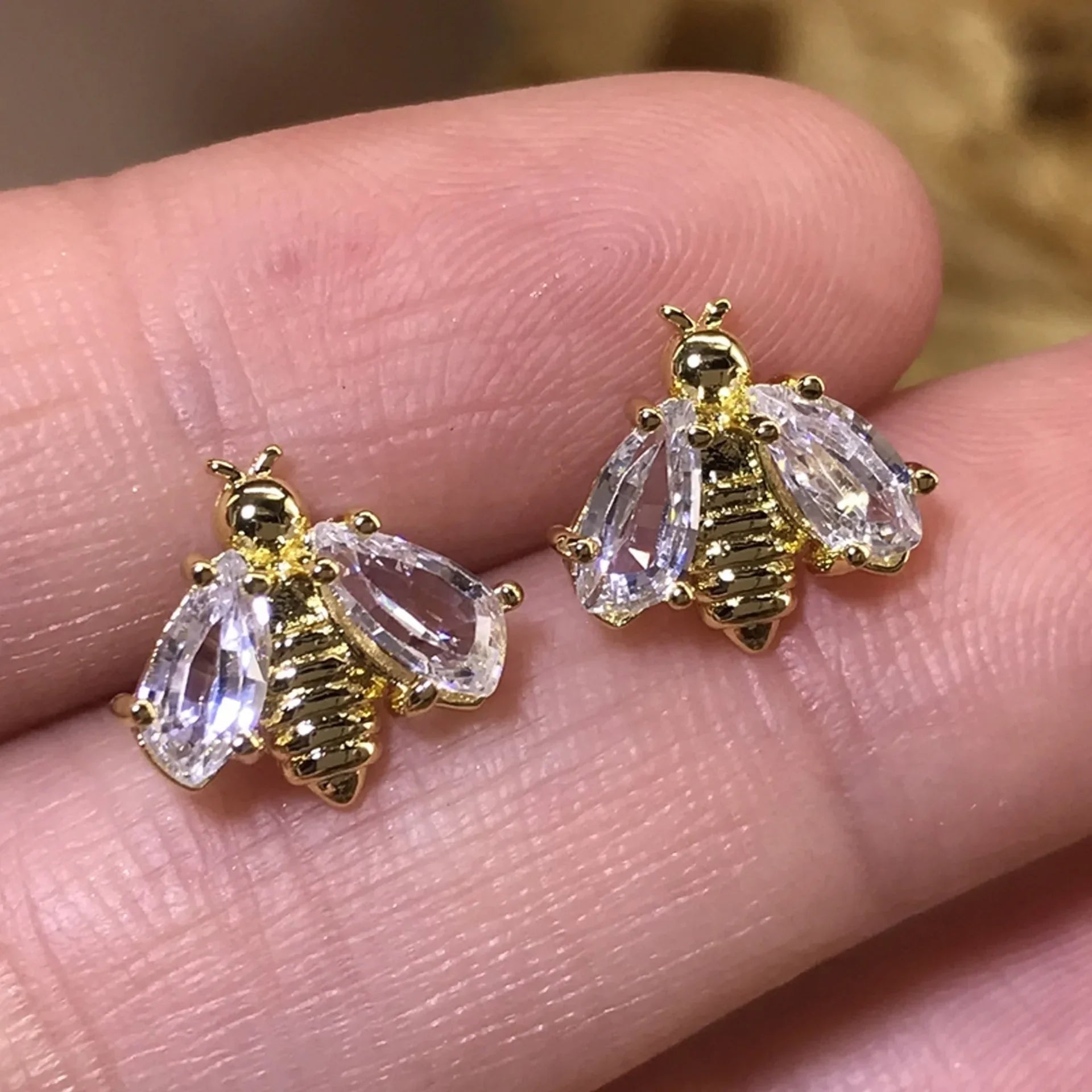 Insect Series Jewelry Set | Necklace, Earrings, Bracelet & Ring for Women