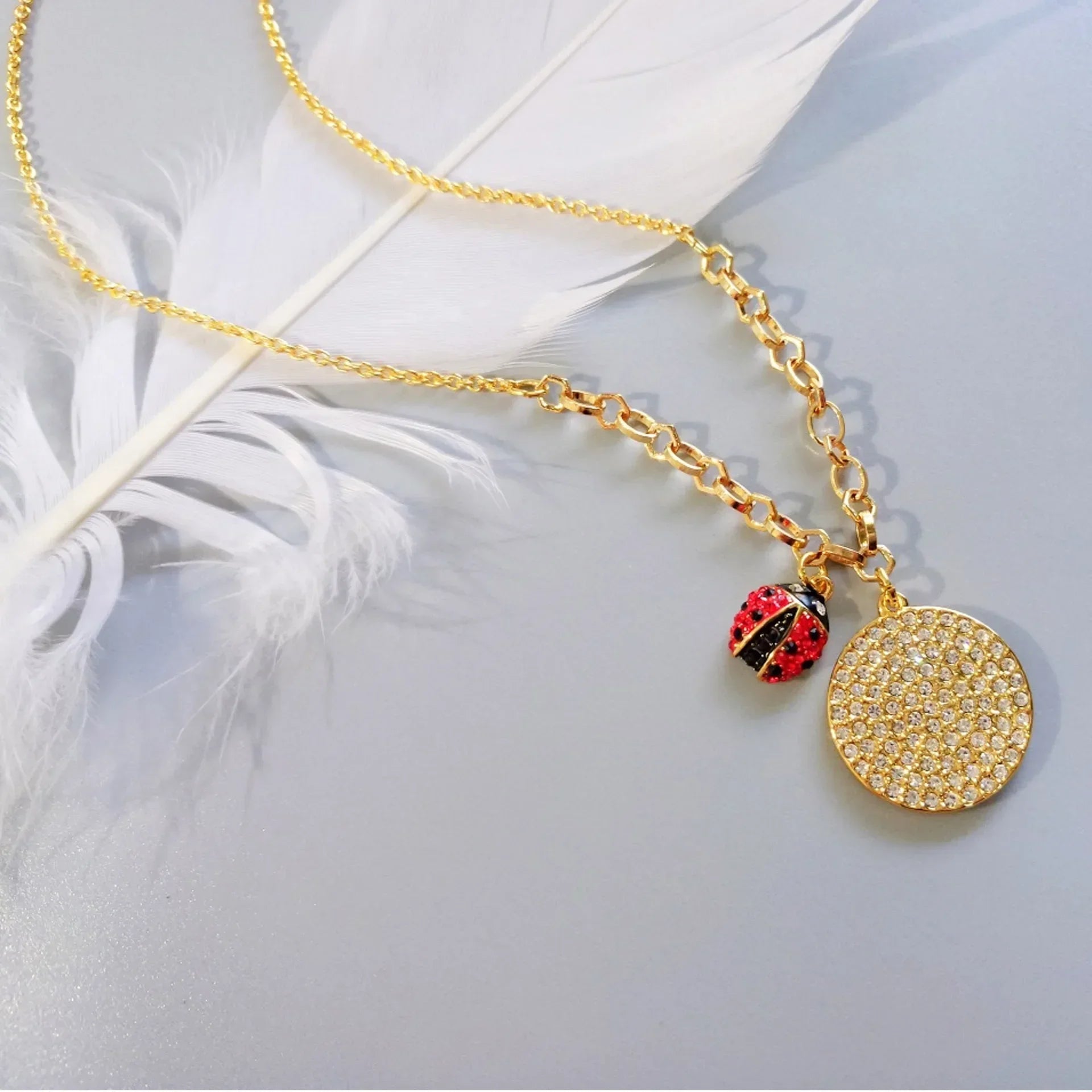Insect Series Jewelry Set | Necklace, Earrings, Bracelet & Ring for Women
