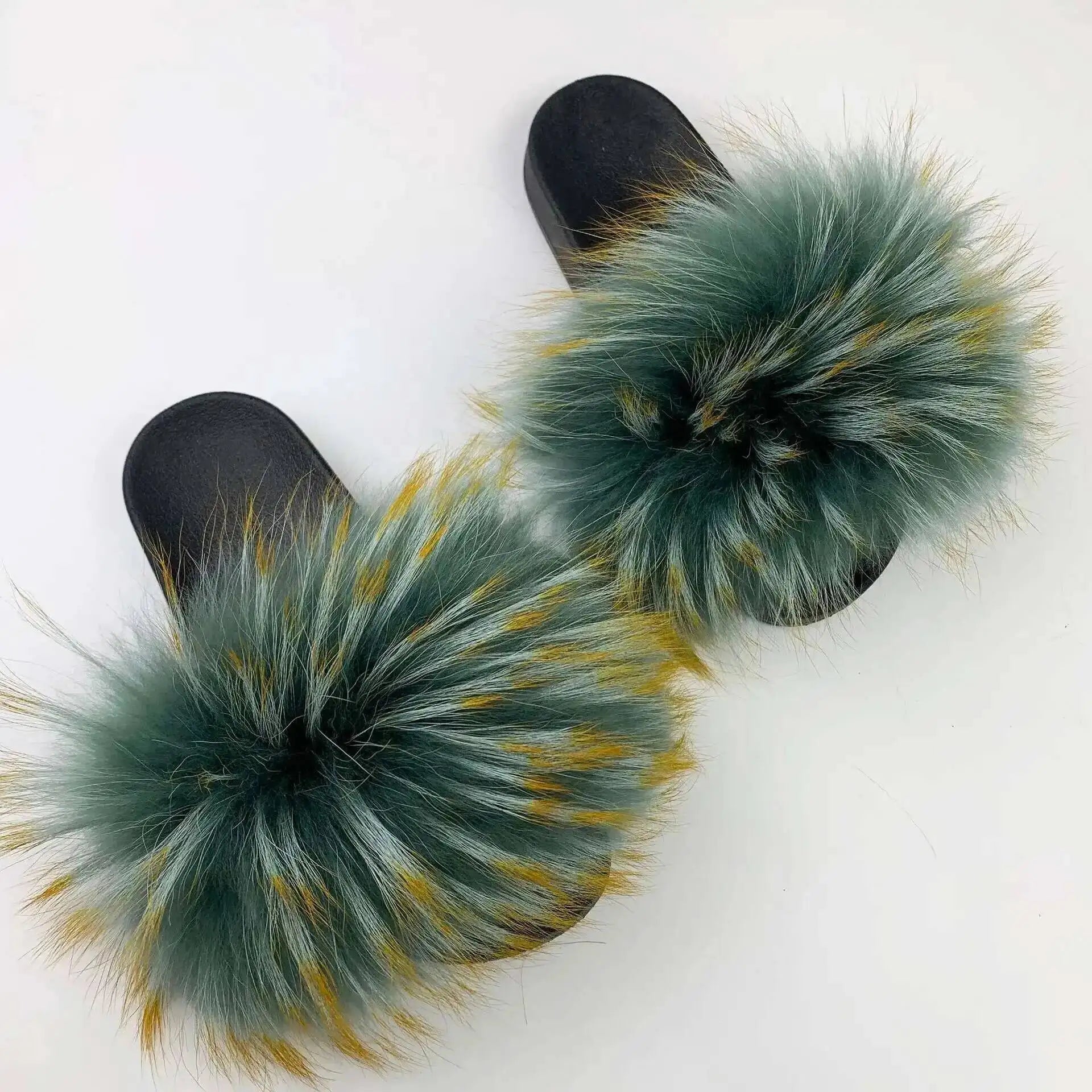 Fluffy Fur Slide Slippers