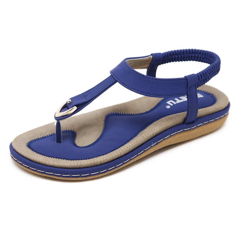 Bohemian Flat Sandals | Casual Ethnic Flip Flop Sandals for Women